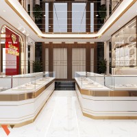 Thiết kế tiệm vàng Bảo Châu 34m² tại Tuyên Quang 